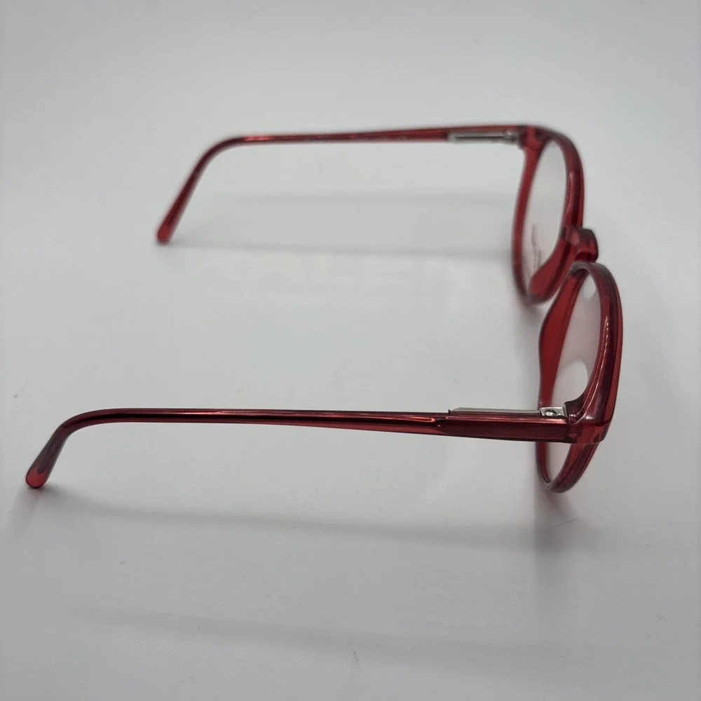 TURA Japan MOD-550 51-18-135 Red Full Rim Eyeglasses Frame #373